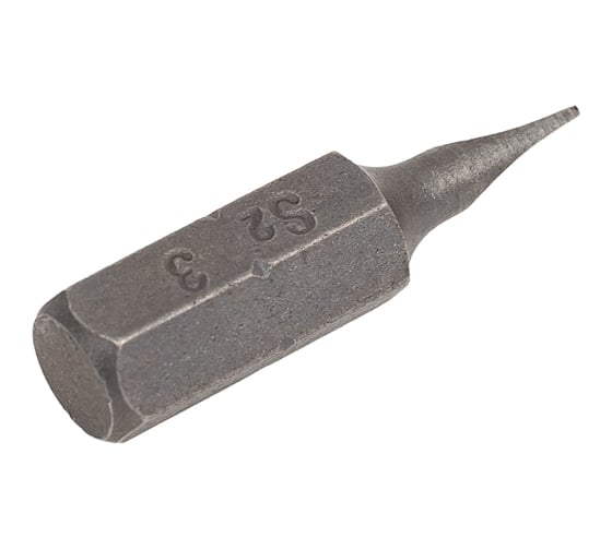 Бита шлицевая (10 шт; SL3x0.5x25 мм; S2; хвостовик 1/4") CNIC 56824