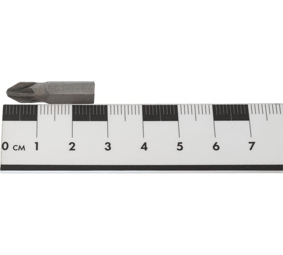 Бита крестовая (РZ2x25 мм; CrV; хвостовик 1/4") CNIC 55149
