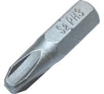 Бита крестовая (10 шт; РН3x25 мм; S2; хвостовик 1/4") CNIC 56673