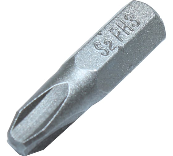Бита крестовая (10 шт; РН3x25 мм; S2; хвостовик 1/4") CNIC 56673 1
