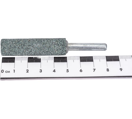 Головка абразивная с хвостовиком AW(ГЦ) 13x50x6 мм, 63C, F60(25Н), O(СТ1) CNIC 50603