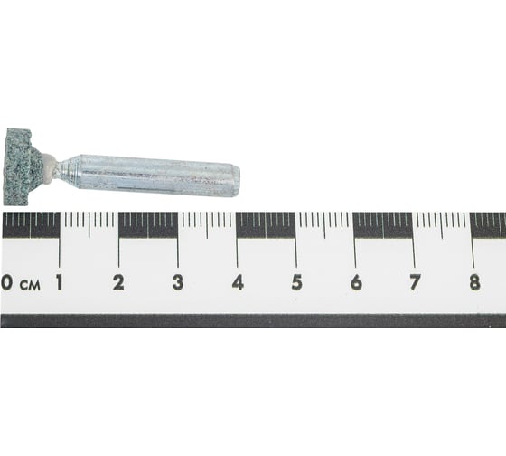 Головка абразивная с хвостовиком AW(ГЦ) 13x3х6 мм, 63C, F60(25Н), O(СТ1) CNIC 50595