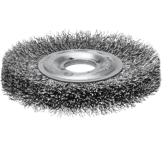 Щетка дисковая гофрированная BLUESHARK для УШМ № 1074 D125 мм d=22,2 RPM 12000 по стали 51074 1