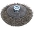 Щетка коническая, гофрированная BLUESHARK для УШМ № 1538 D125 мм М14х2 RPM 12500 SS (нерж) 0,5 51538 3