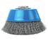 Щетка чашечная, гофрированная BLUESHARK для УШМ № 1503 D75 мм М14х2 RPM 12500 SS (нерж) 0,3 51503 1