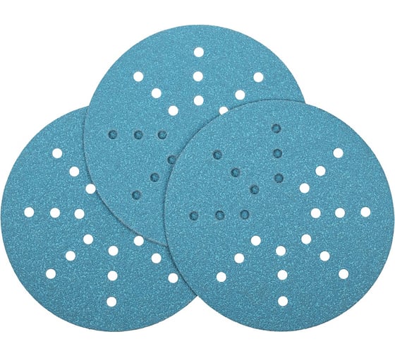 Круг шлифовальный DLT GrandFlex BLUE-CERAMIC, O225мм, 40, 10шт, (на бумаге, керамика и оксид алюминия) 2998