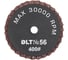 Круг алмазный гибкий шлифовальный для гравёра DLT №56, d-50мм, зерн.400 АГШК 4400 3