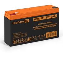 АКБ ExeGate HR 6-12 6V 12Ah, клеммы F1 282955