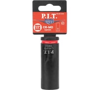 Головка торцевая ударная P.I.T. ADVANCE (HEX 19мм, 1/2, макс. 240Нм, 52х78мм, 42CrMo) HDLS01-0019