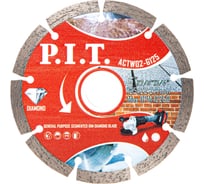 Диск алмазный отрезной сегментированный P.I.T. 125x22.2x2.0 мм ACTW02-G125