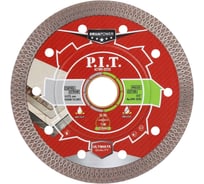 Диск алмазный отрезной по керамограниту P.I.T. DRUA (125х22.2х1.2мм, сухой/мокрый рез) ACTW11-0125C