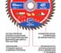 Диск пильный по дереву P.I.T. ADVANCE 160x20x1.4 мм, 48T Carbide, зуб TCG 15 ACTW12-160T48 6