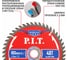 Диск пильный по дереву P.I.T. ADVANCE 160x20x1.4 мм, 48T Carbide, зуб TCG 15 ACTW12-160T48 7
