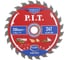 Диск пильный по дереву P.I.T. ADVANCE 250x30x2.2 мм, 24T Carbide, зуб ATB 15 ACTW14-250T24 2