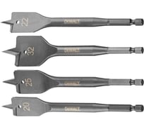 Набор перьевых сверл по дереву DeWalt DT4797, 20-32 мм, 4 шт DT4797-QZ