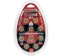 Набор алмазных дисков с титановым покрытием для гравера DLT 10шт, 18мм 1495