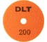 Круг алмазный гибкий шлифовальный DLT №17, d100мм, зерн.200, для сухой и мокрой шлифовки АГШК 1476 4