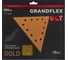 Треугольник шлифовальный DLT GrandFlex GOLD, P180, d285мм, 10шт, (на бумаге, оксид алюминия) 3492 3