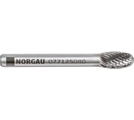 Борфреза твердосплавная форма E (8х15 мм; хвостовик 6 мм) NORGAU 077125080