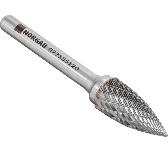 Борфреза твердосплавная форма G (12х25 мм; хвостовик 6 мм) NORGAU 077135120