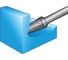 Борфреза твердосплавная форма G (12х25 мм; хвостовик 6 мм) NORGAU 077135120 5