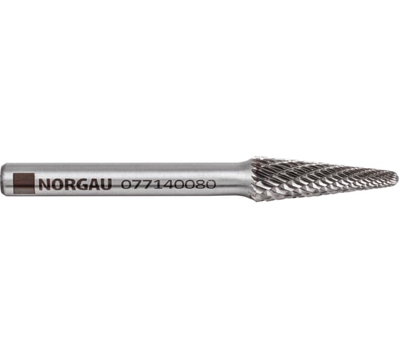 Борфреза твердосплавная форма L (8x25.4 мм; хвостовик 6 мм) NORGAU 077140080