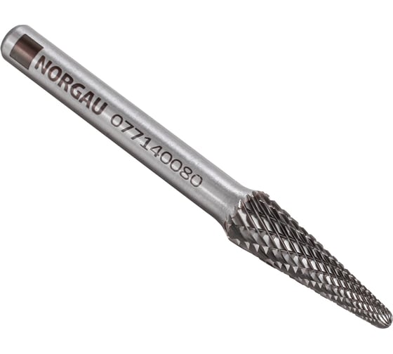 Борфреза твердосплавная форма L (8x25.4 мм; хвостовик 6 мм) NORGAU 077140080