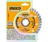Диск алмазный отрезной INGCO 125мм Turbo DMD031252 1