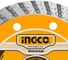 Диск алмазный отрезной INGCO 125мм Turbo DMD031252 3