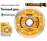 Диск алмазный отрезной INGCO 125мм сплошной DMD021252 2
