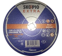 Круг отрезной по нержавеющей стали EXTRA (230х2х22.23 мм; E20A30R-BF; F41) SKORPIO 710231