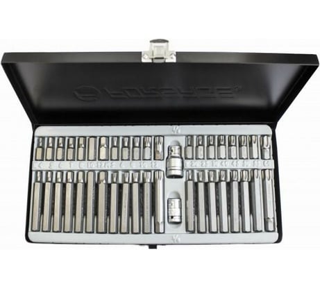 Набор бит с битодержателями (42 предмета; 75/30 мм; T20-T60, H4-H12, M5-M12) Forsage 47358 F-4421