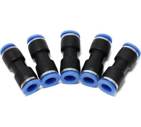 Фитинг для пластиковых трубок (5 шт; 6x6 мм) Forsage 26079 F-SPU06K