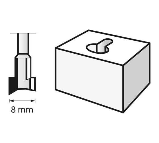 Фреза полая 8 мм Dremel 26150655JA