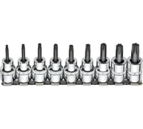 Набор головок CETA FORM со вставкой Torx 3/8 на держателе 9 предметов C18S-RT09
