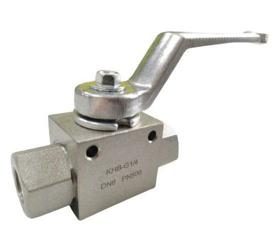 Шаровой дренажный кран AktiSpray 1/4", 500 бар, ДМХ, АСП, DMX, EVOX, ASP 16124313 1