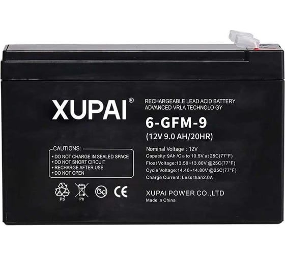 Аккумулятор для ИБП NEO XUPAI 6-GFM-9 AGM 0609