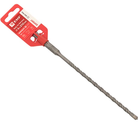 Бур по бетону Expert (6x210 мм; 4 резца; 4S спираль SDS-plus) EKF db-6-210-4x4