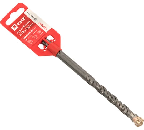 Бур по бетону Expert (12x160 мм; 4 резца; SDS-plus) EKF db-12-160-4x4