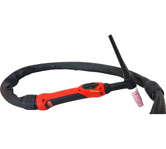 Ручная горелка для TIG-сварки G260F, гибкий гусак, ДУ, 12конт., 4м CASTOLIN 72300248