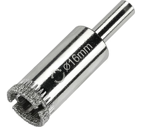 Коронка алмазная по керамике, плитке и стеклу 16 мм (2 шт.) Diamond Industrial DIDCBC016