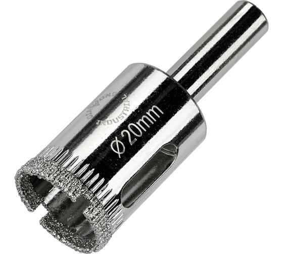 Коронка алмазная по керамике, плитке и стеклу 20 мм Diamond Industrial DIDCBC020