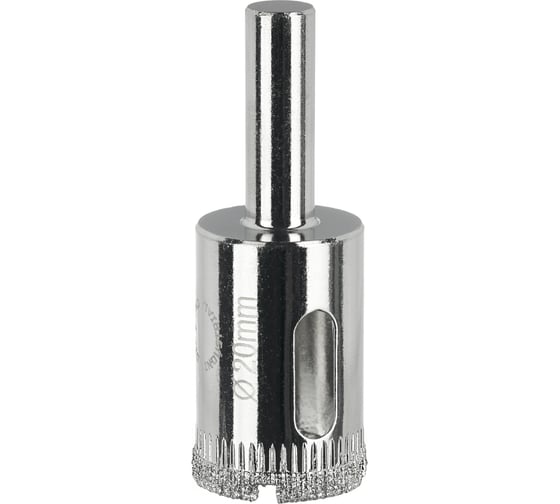 Коронка алмазная по керамике, плитке и стеклу 20 мм Diamond Industrial DIDCBC020