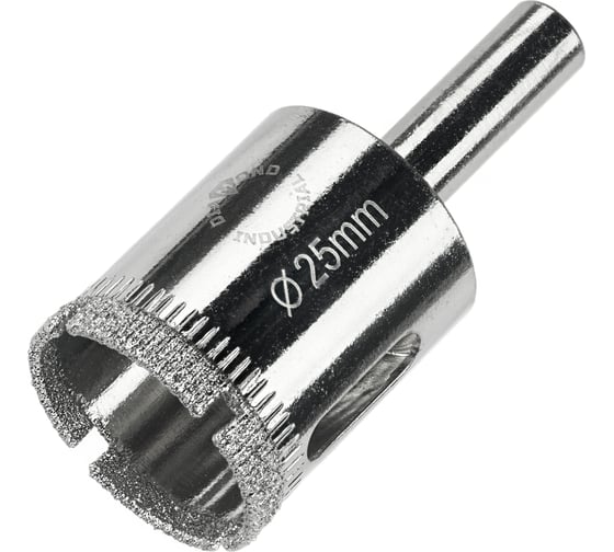 Коронка алмазная по керамике, плитке и стеклу 25 мм Diamond Industrial DIDCBC025