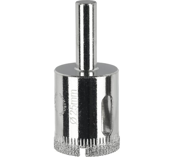Коронка алмазная по керамике, плитке и стеклу 25 мм Diamond Industrial DIDCBC025