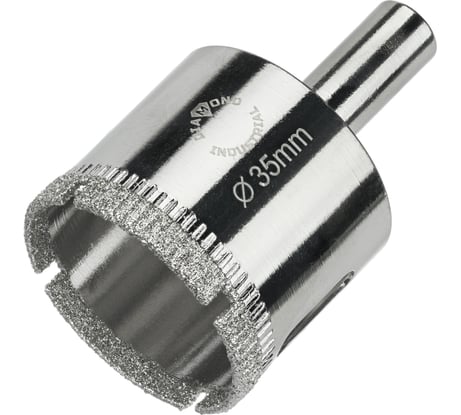 Коронка алмазная по керамике, плитке и стеклу 35 мм Diamond Industrial DIDCBC035