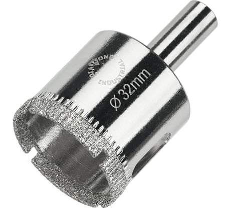 Коронка алмазная по керамике, плитке и стеклу 32 мм Diamond Industrial DIDCBC032