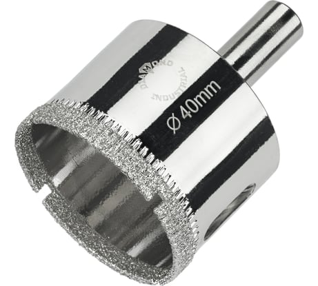Коронка алмазная по керамике, плитке и стеклу 40 мм Diamond Industrial DIDCBC040