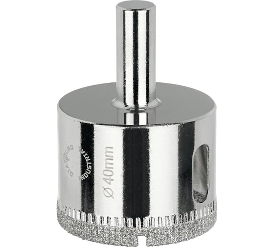 Коронка алмазная по керамике, плитке и стеклу 40 мм Diamond Industrial DIDCBC040