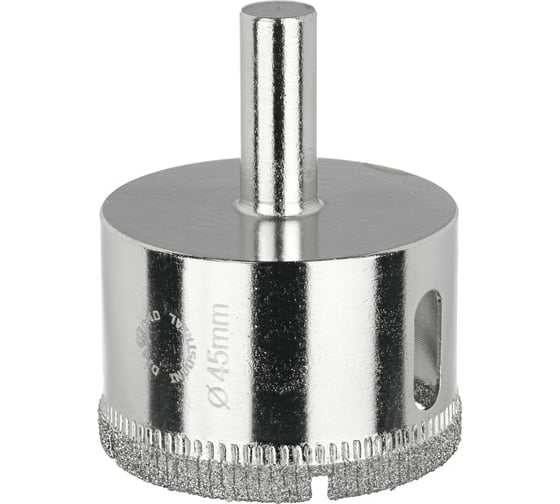 Коронка алмазная по керамике, плитке и стеклу 45 мм Diamond Industrial DIDCBC045